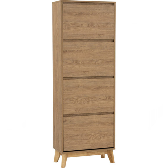 NNEDSZ Hirado Tall Shoe Cabinet - Natural
