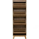 NNEDSZ Hirado Tall Shoe Cabinet - Natural