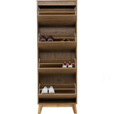 NNEDSZ Hirado Tall Shoe Cabinet - Natural