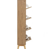 NNEDSZ Hirado Tall Shoe Cabinet - Natural