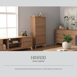 NNEDSZ Hirado Tall Shoe Cabinet - Natural