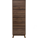 NNEDSZ Hirado Tall Shoe Cabinet - Cocoa