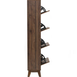 NNEDSZ Hirado Tall Shoe Cabinet - Cocoa