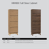 NNEDSZ Hirado Tall Shoe Cabinet - Cocoa
