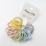 NNEDSZ JELLY Kids Hair Ties (3cm) - Bubbly Milky -Twin Pack