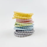 NNEDSZ JELLY Kids Hair Ties (3cm) - Bubbly Milky -Twin Pack