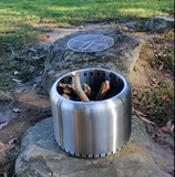 NNEDSZ Smokeless Fire Pit & Cooking Grill