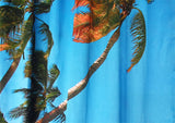 NNEDSZ Sea View 3D Printing Blockout Curtains 2x130x160cm PINCH PLEAT Fabric Seascape