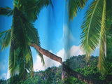 NNEDSZ Sea View 3D Printing Blockout Curtains 260x213cm PINCH PLEAT Fabric Seascape