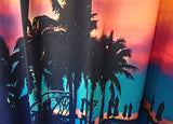 NNEDSZ Sea View 3D Printing Blockout Curtains 260x213cm PINCH PLEAT Fabric Seascape