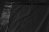 NNEDSZ Large Thick Velvet Blockout Curtains 600x 270cm PINCH PLEAT 2 panel+Hooks Black