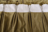 NNEDSZ Large Thick Velvet Curtain Stunning Flocking 560x230cm+30Hooks Gold