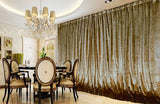 NNEDSZ Large Thick Velvet Curtains Warp Knitted Velvet 550x230cm+30 Hooks Pinch Pleat