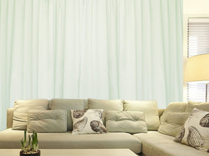 NNEDSZ Milk White Large Curtain 285x270cm PINCH PLEAT 1 panel High Level Fab. for Wall