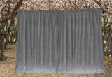 NNEDSZ Large Thick Velvet Blockout Curtains 550x 230cm PINCH PLEAT 2 panel+Hooks Grey