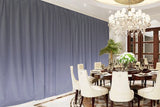NNEDSZ Large Thick Velvet Blockout Curtains 540x 230cm PINCH PLEAT+30 Hooks Purple Grey