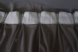 NNEDSZ Large Thick Velvet Blockout Curtains 540x 230cm PINCH PLEAT+30 Hooks Purple Grey