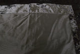 NNEDSZ Large Thick Velvet Curtains Stunning Flocking 580x270cm+Hook Pinch Pleat Silver Grey