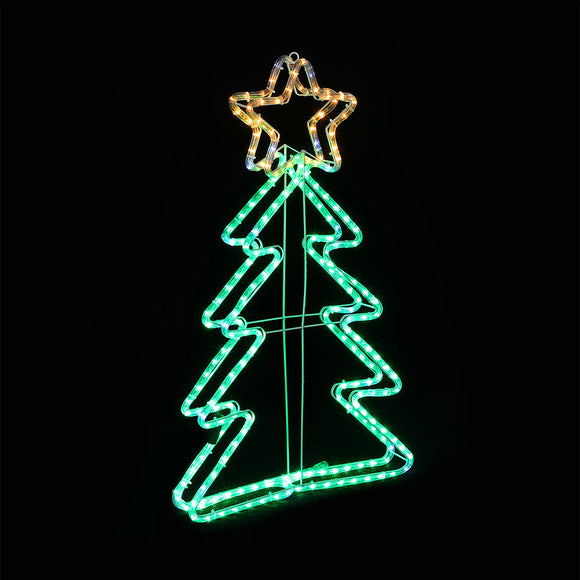 NNEDSZ LED Ropelight 3D Tree Cool Twinkle Lights