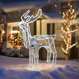NNEDSZ LED Ropelight Standing Reindeer Small Moving Cool White available in 2 types - Standing