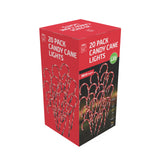 NNEDSZ LED Candy Canes Path Lights 20pk