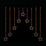 NNEDSZ LED Wire Star Curtain Gold Lights