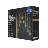 NNEDSZ LED Wire Star Curtain Gold Lights