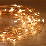 NNEDSZ Battery Operated 100 LED Wire Pin Lights – 10m, available in 3 Colors - Multicolor