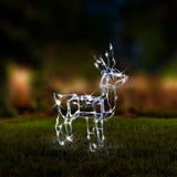 NNEDSZ Solar LED Standing 3D Reindeer - 60 cm