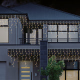 NNEDSZ 480 LEDs Snowing Icicle Lights – available in 4 Colors - White & Blue