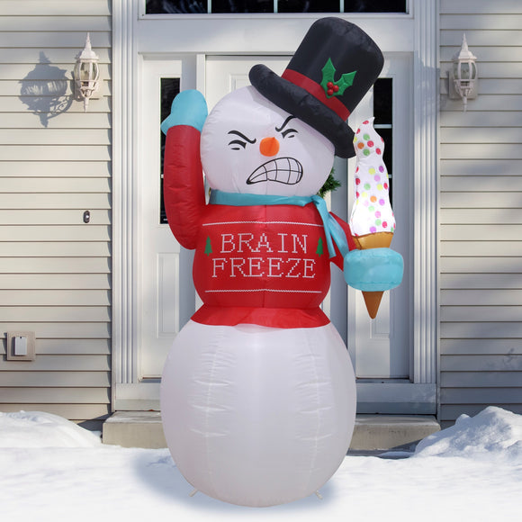 NNEDSZ Airpower Shaking Freeze Snowman 180cm