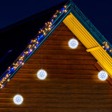 NNEDSZ LED Twinkle Petal Balls 10cm 5-Pack Cool-Warm White or Multicolor - Multicolor