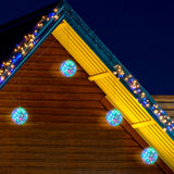 NNEDSZ LED Twinkle Petal Balls 10cm 5-Pack Cool-Warm White or Multicolor - Multicolor