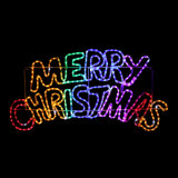 NNEDSZ LED Merry Christmas Ropelight Rainbow 100cm