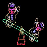 NNEDSZ LED Gingerbread Man Seesaw Ropelight