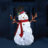 NNEDSZ LED Mesh Melting Snowman 135cm Twinkle