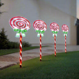 NNEDSZ LED Candy Lollipop Path Lights 4pk