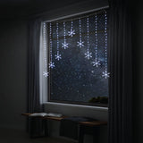 NNEDSZ LED Snowflakes Curtain Lights avialable in 2 Colors - Cool White