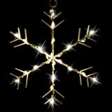 NNEDSZ LED Snowflakes Curtain Lights avialable in 2 Colors - Cool White