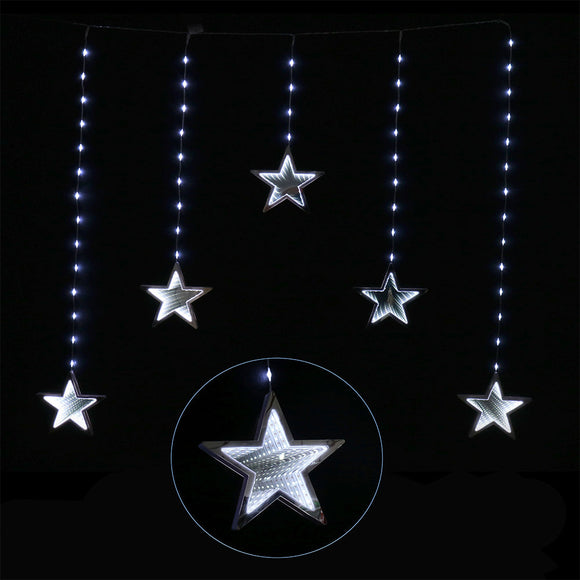 NNEDSZ LED Infinity Stars Curtain Lights avaiable in 2 Colors - Warm White