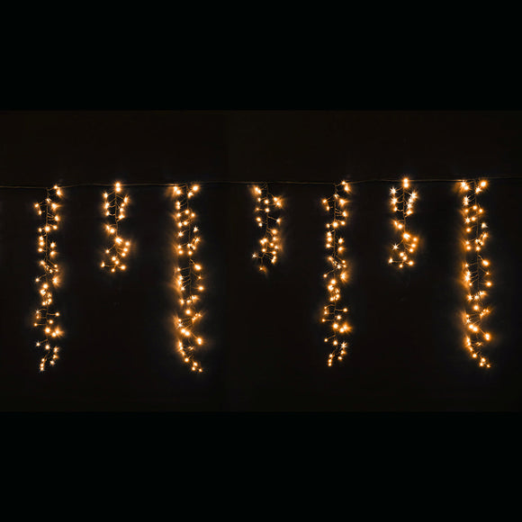 NNEDSZ LED Dancing Cluster Icicles 9m Available in 2 Options - Warm White