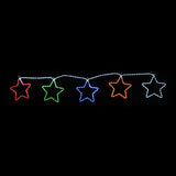 NNEDSZ LED Ropelight 5 Stars Chain available in 2 Colors - Multicolor