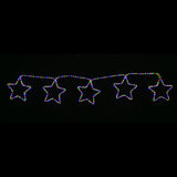 NNEDSZ LED Ropelight 5 Stars Chain available in 2 Colors - Multicolor