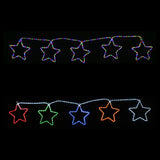 NNEDSZ LED Ropelight 5 Stars Chain available in 2 Colors - RGBYW