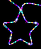 NNEDSZ LED Ropelight 5 Stars Chain available in 2 Colors - RGBYW