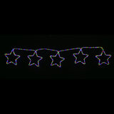 NNEDSZ LED Ropelight 5 Stars Chain available in 2 Colors - RGBYW