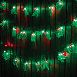 NNEDSZ 40 Pack LED Holly Lights