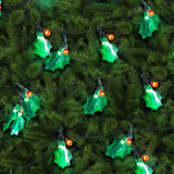 NNEDSZ 40 Pack LED Holly Lights