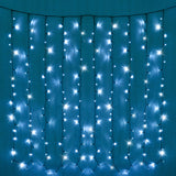 NNEDSZ Battery Operated 200 LED Curtain Light – 140 x 140cm, available in 3 Colors - Multicolor