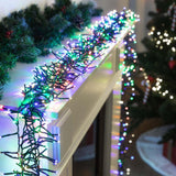 NNEDSZ Battery Operated LED Cluster Lights – 200 LEDs, Multicolor or Warm White - Multicolor